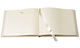 Personalized White Leather Guest Books Image 2 of 2